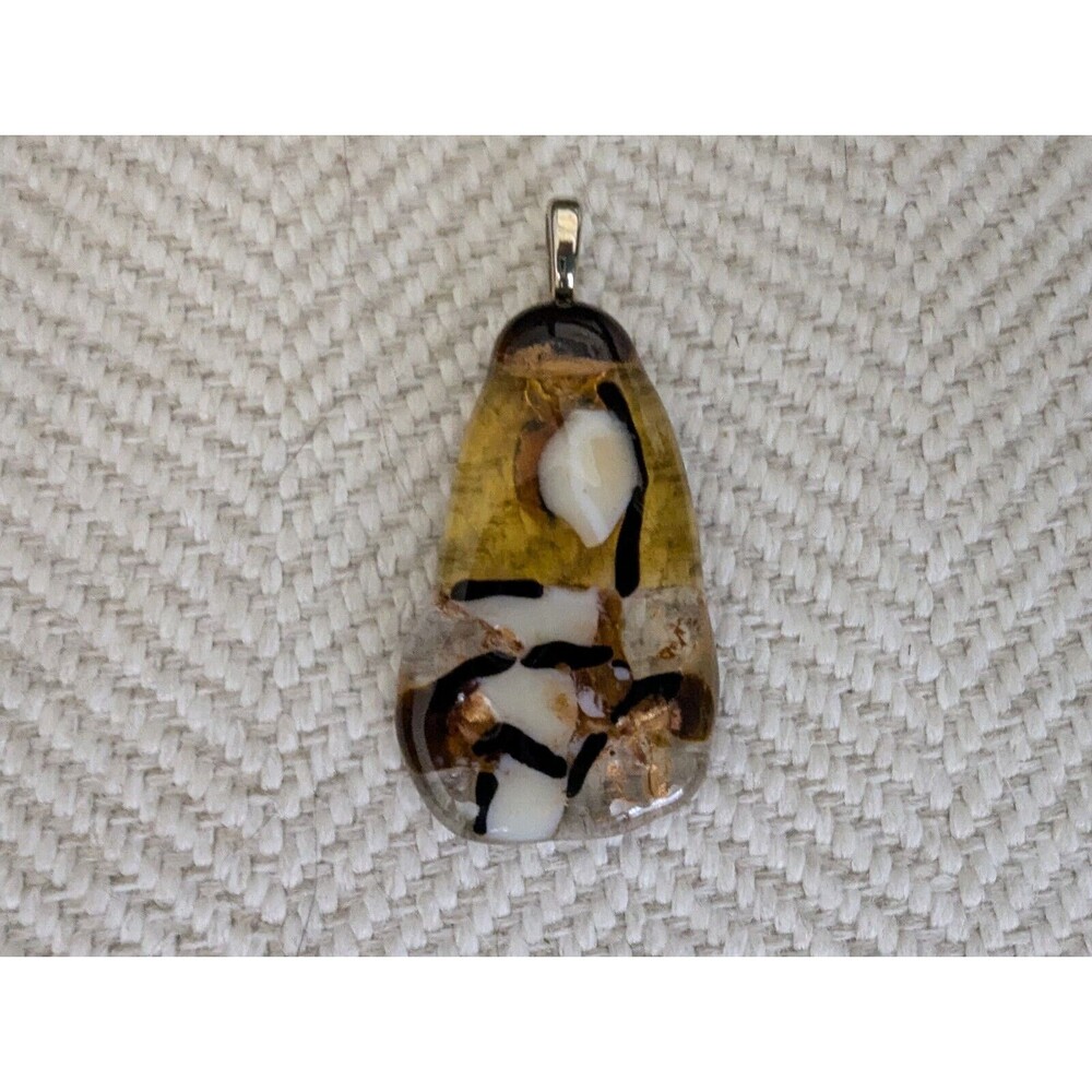 Handcrafted Artisan Glass Pendant